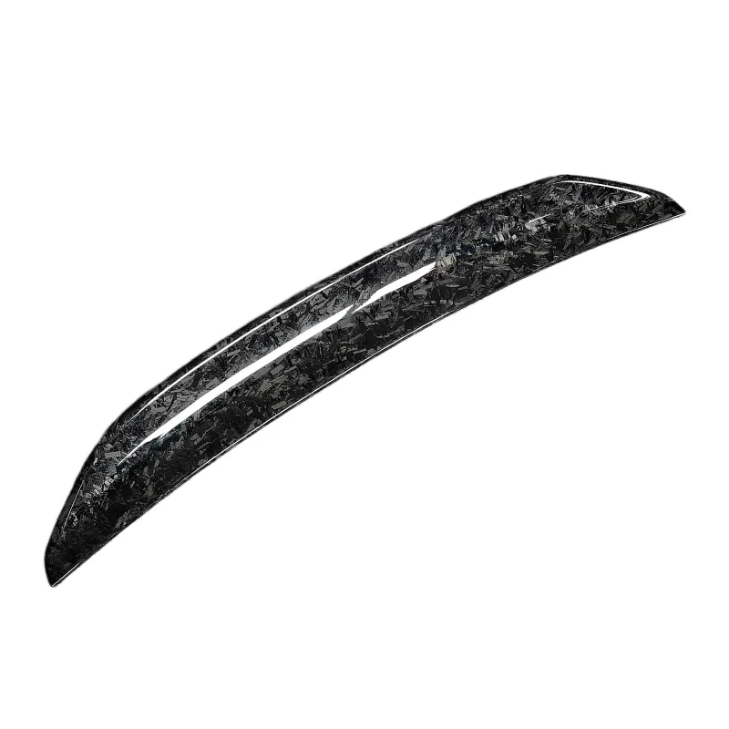 Factory direct sales forged grain true carbon fiber RZ style rear spoiler for 13 Ferrari F12 body kit side skirts