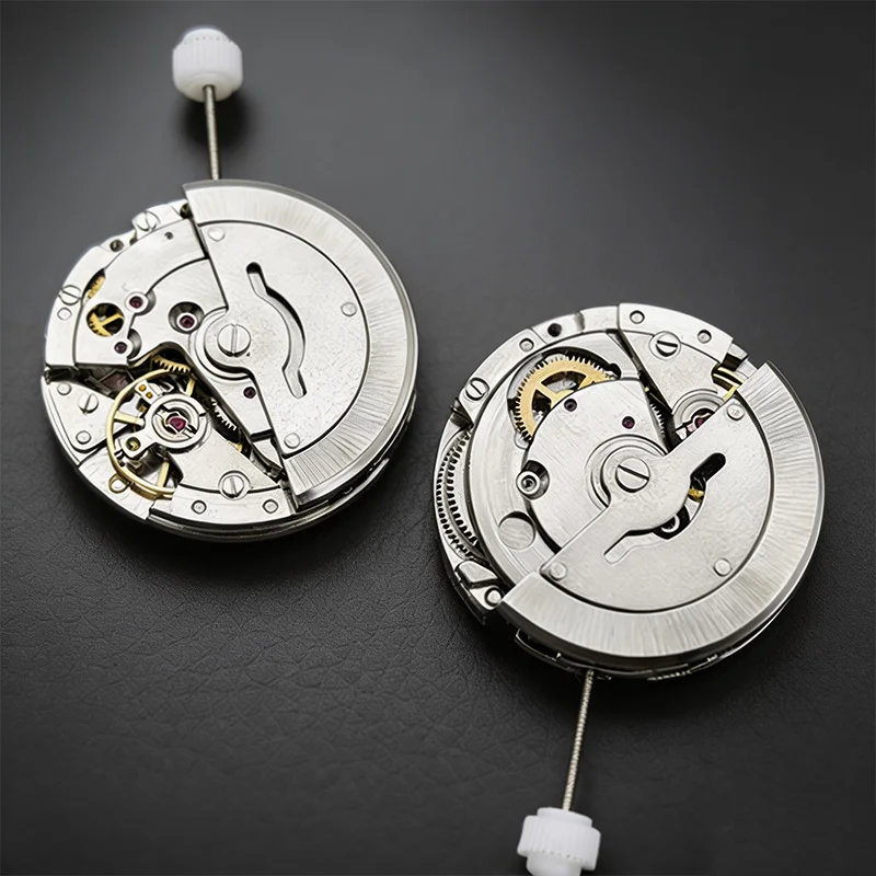 Brand New Original 8205 Movement Made in China 8205 Automatic Mechanical White Machine,Single Calendar Day Date at 3.0H /6.0H