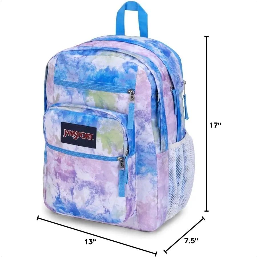 Mochila para laptop, bolsa para computador com 2 compartimentos, alças ergonômicas, 15 bolsas para laptop, alça de transporte, mochila para livros, batik era