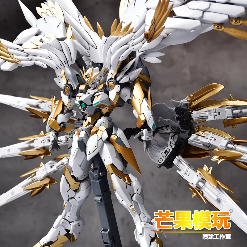 DABANN 8820 MG 1/100 Hirm Wing Zero Ew gold lapisan khusus Mobile Suit mainan anak-anak merakit Model untuk hadiah anak laki-laki