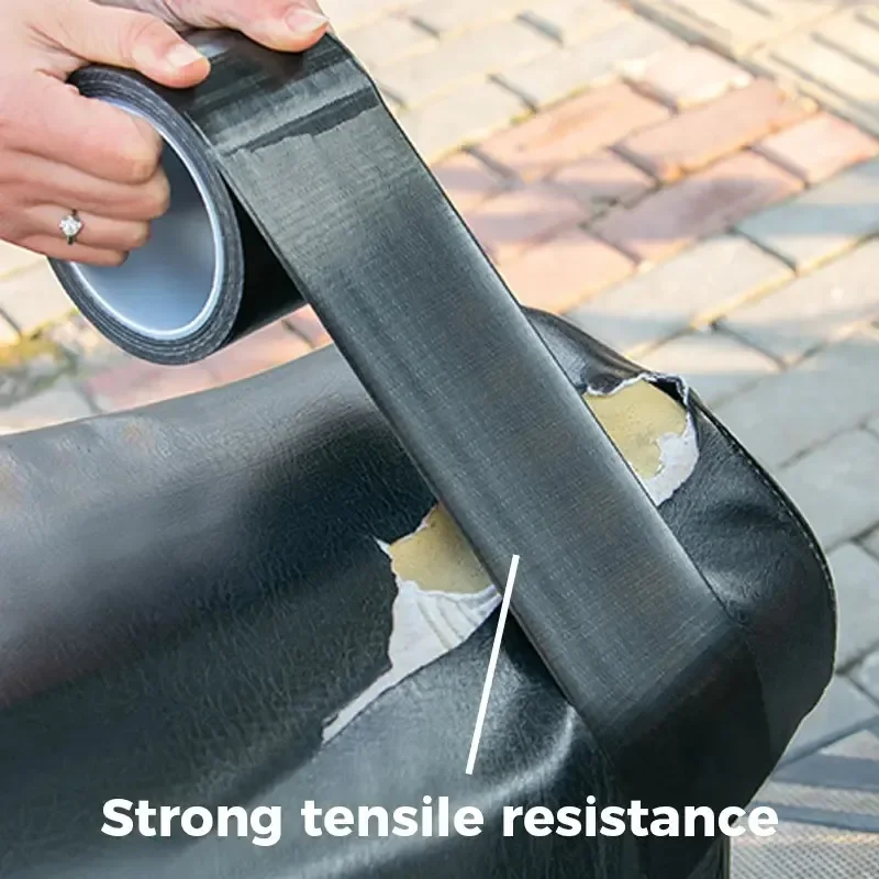

Black Artificial Leather Repair Tape Self-Adhesive Strong Patch Waterproof PU Repair Cushion Attached Motorcycle Leather Chair