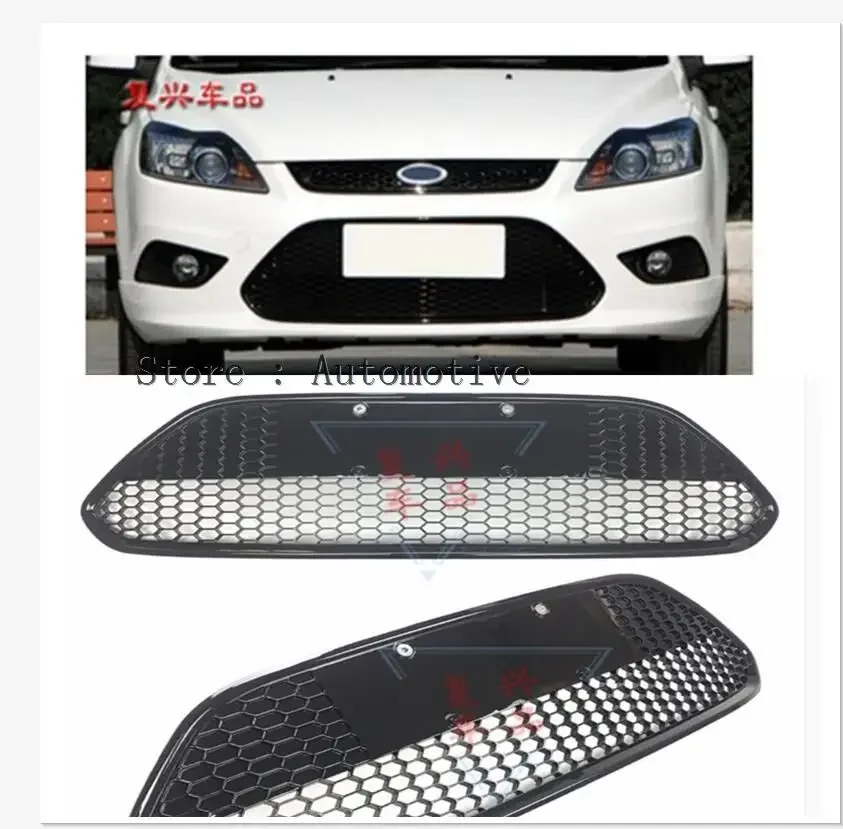 

car-styling ABS chrome front rear fog lamps cover trim For Ford Focus 2013 2014 Grille Around Trim Racing Grills Trim