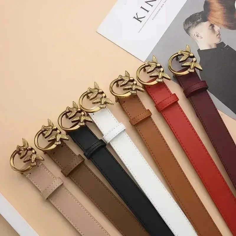 2025 New High - Quality Real Cowhide Women's Belt - Luxury Brand, Fashion Design for Casual Pants