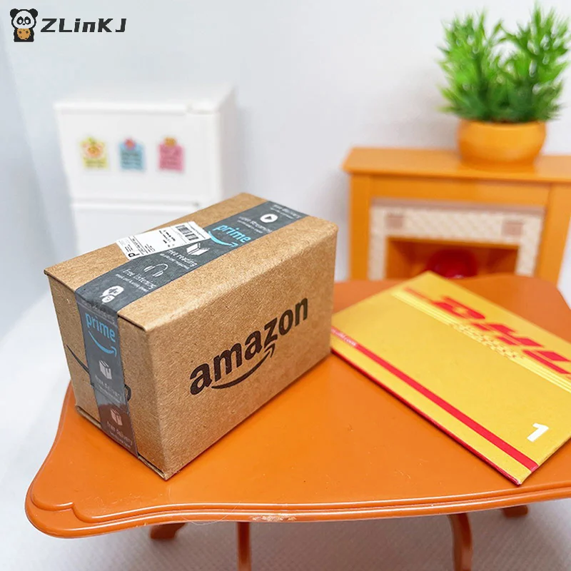 ▶1/5/10Pcs 1:12 Dollhouse miniture Express box Gift Box Furniture Toys Accessories view 2