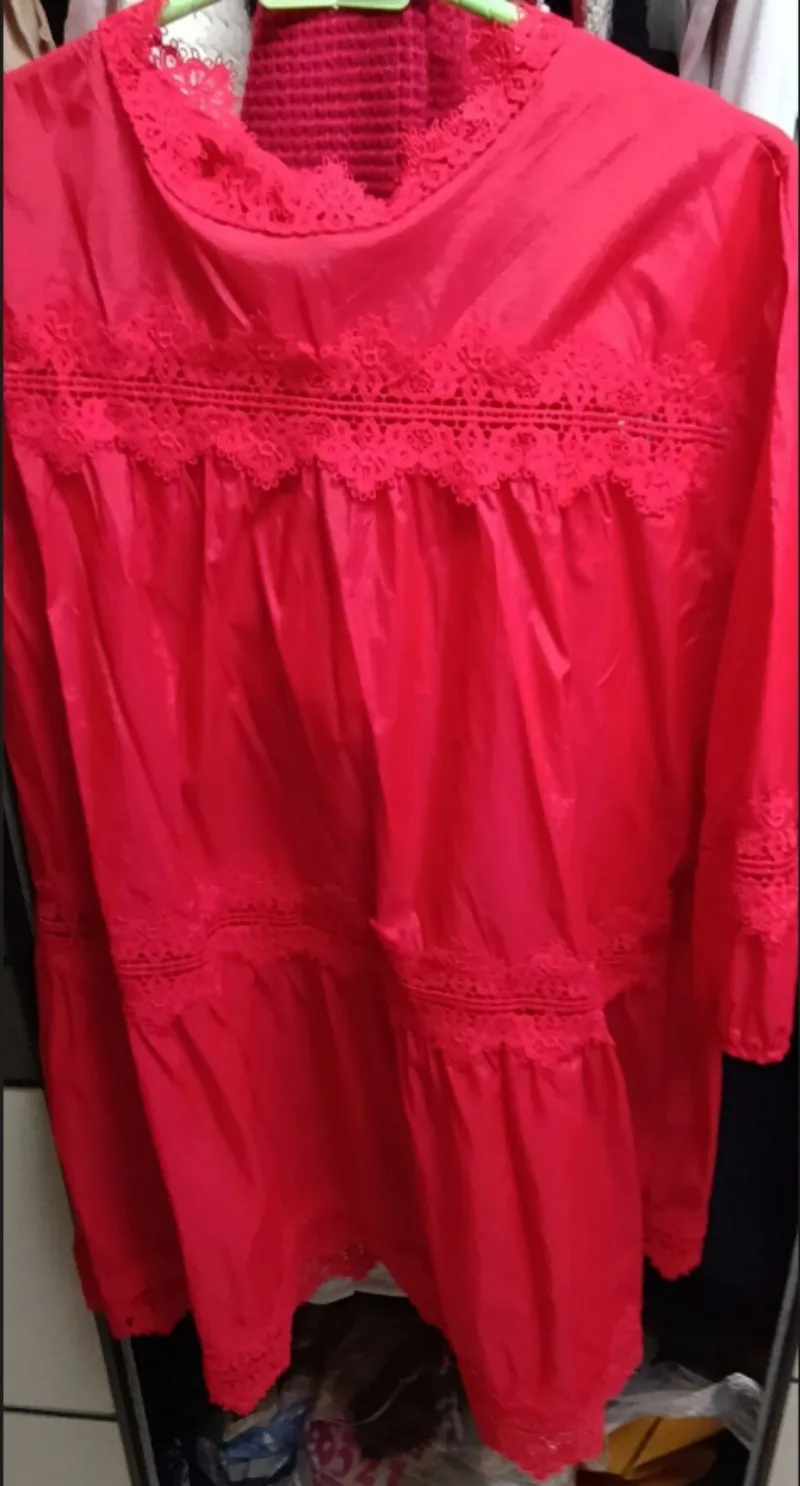 

Женская блузка в французском стиле, свободного кроя, весна-лето, новый дизайн, пэчворк, женские топы, милая ажурная женская рубашка