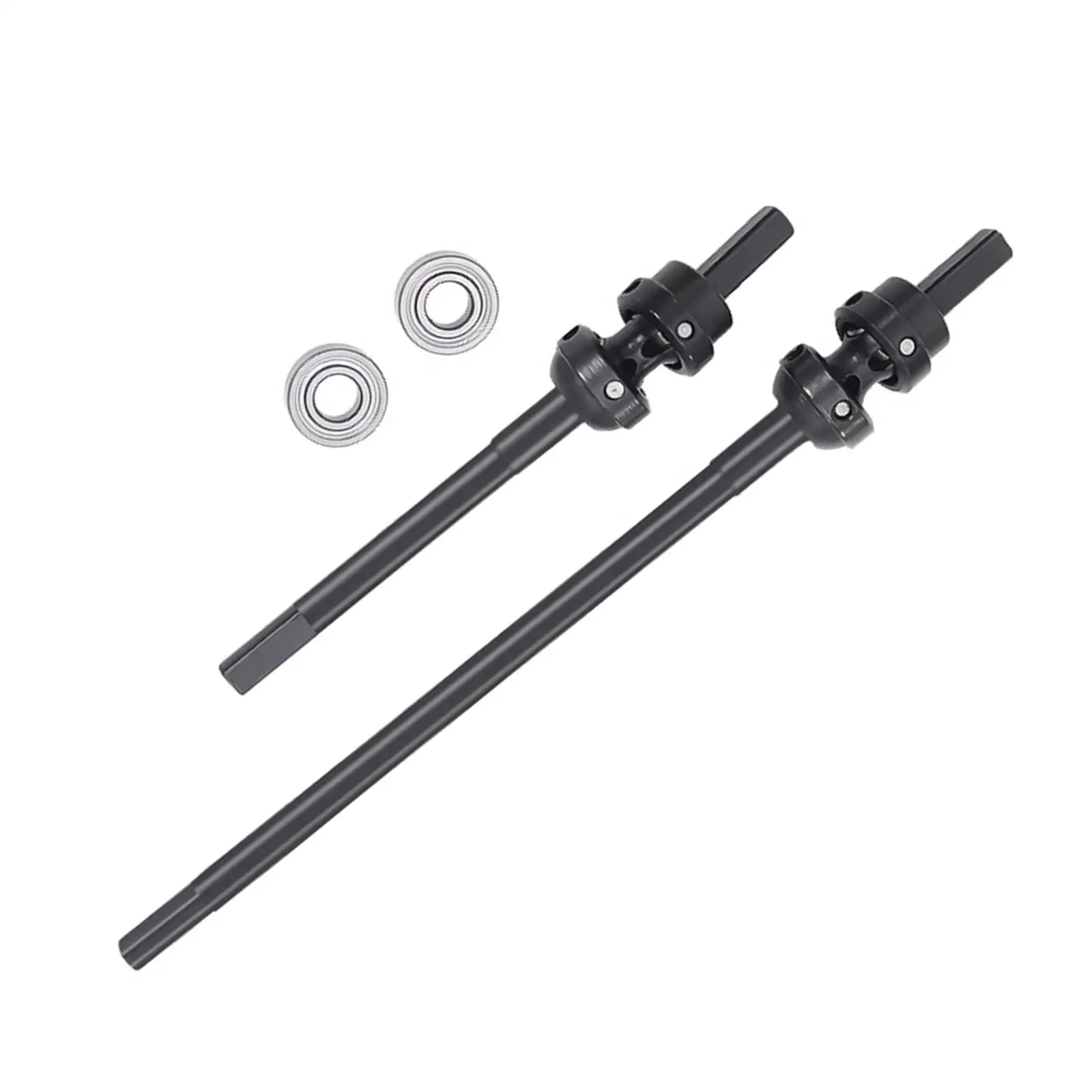 2 Pieces RC Front Drive Shaft RC Vehicle Axles for SCX10 III 1/10 Truck DIY