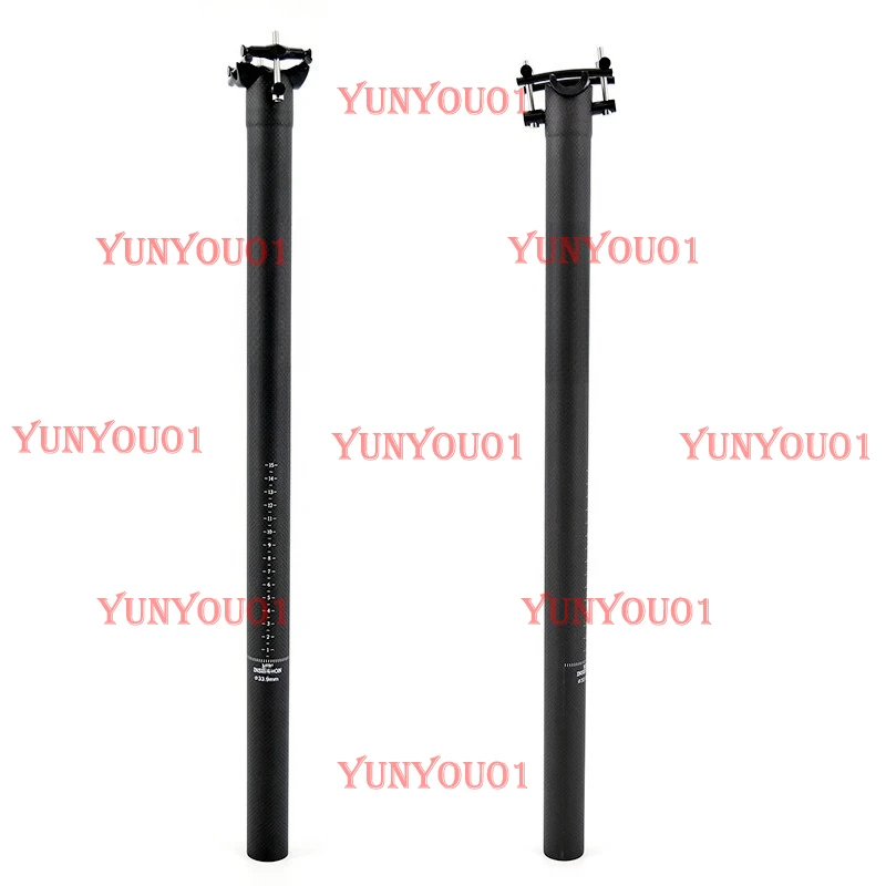

Full Carbon Fiber Folding Bicycle Seat Tube Diameter 33.9 * 600MM Full Carbon Seat Rod Lightweight