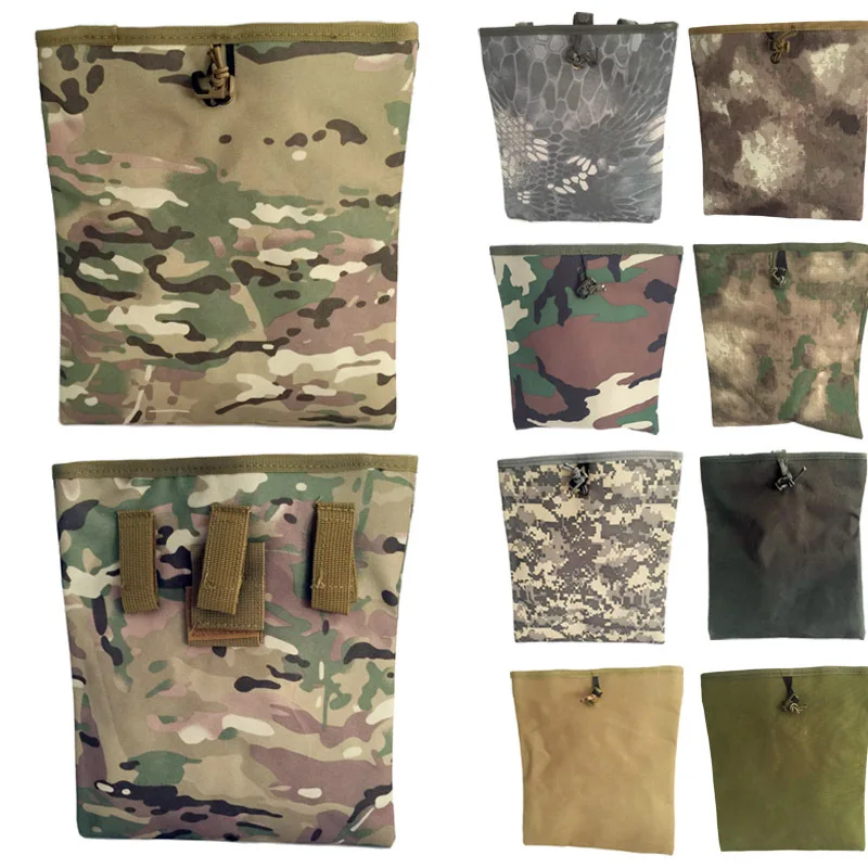 

Tactical Molle Dump Magazine Pouch Hunting EDC Recovery Waist Bag Mag Drop Pouches Shooting CS Accessories Bags