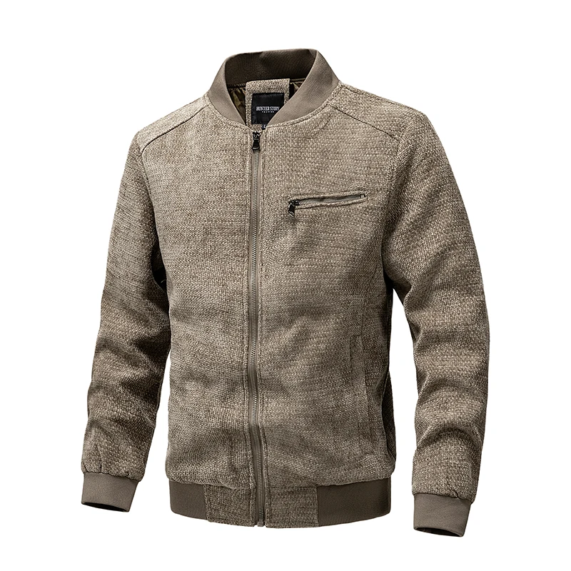 

Casual Jacket for Men New Autumn and Winter High Quality Comfortable Coats Fashionable Solid Men's Jacket