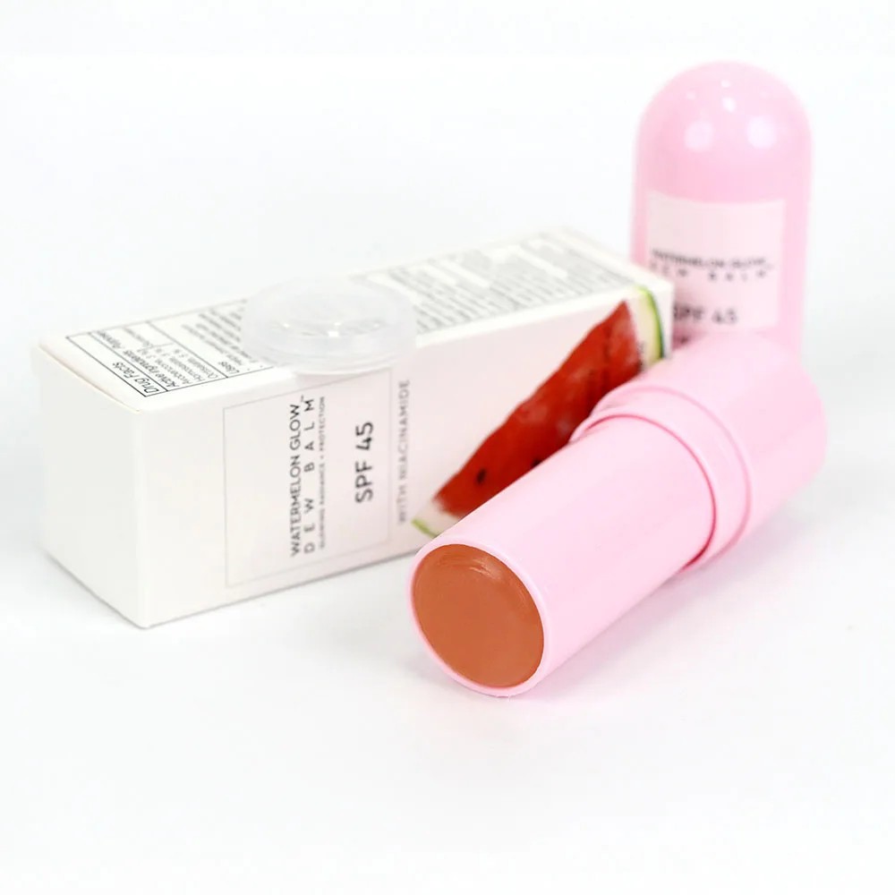 Baume de rosée à lueur pastèque Niacinamide SPF 45, soin pour la peau du visage, hydratant blanchissant, protection solaire pour toutes les peaux