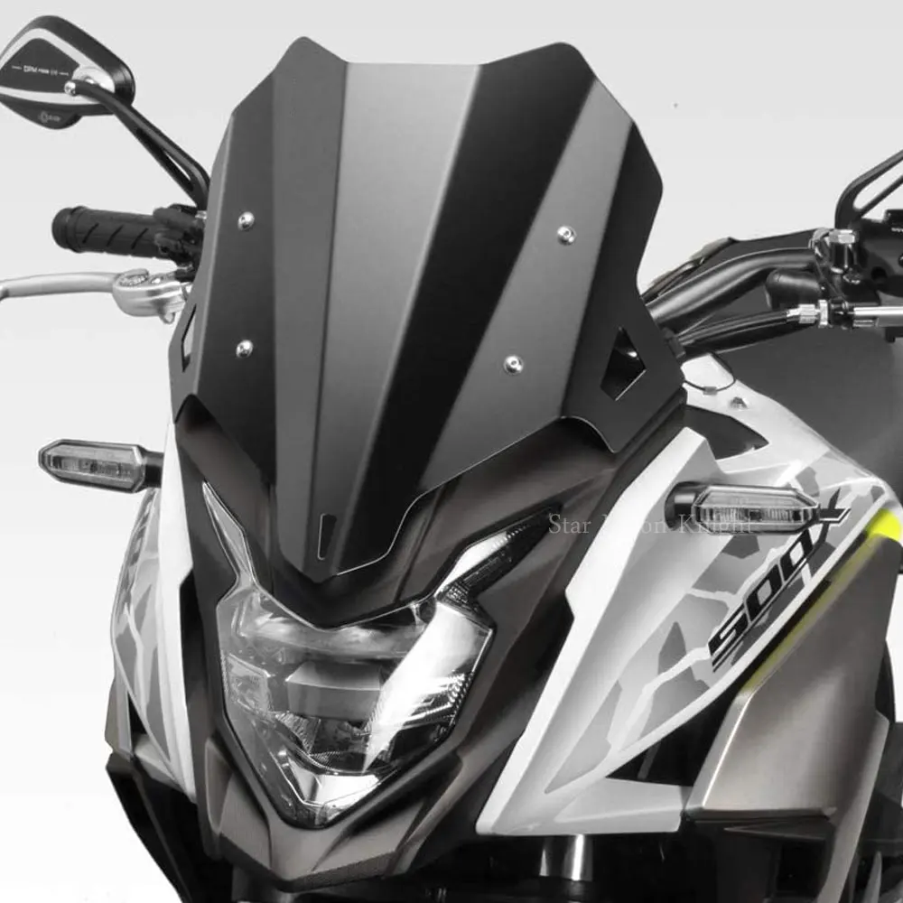 For Honda CB500X CB 500 X CB500 2019-2023 Motorcycle Accessories Aluminum Windscreen Windshield Protector Wind Deflectors