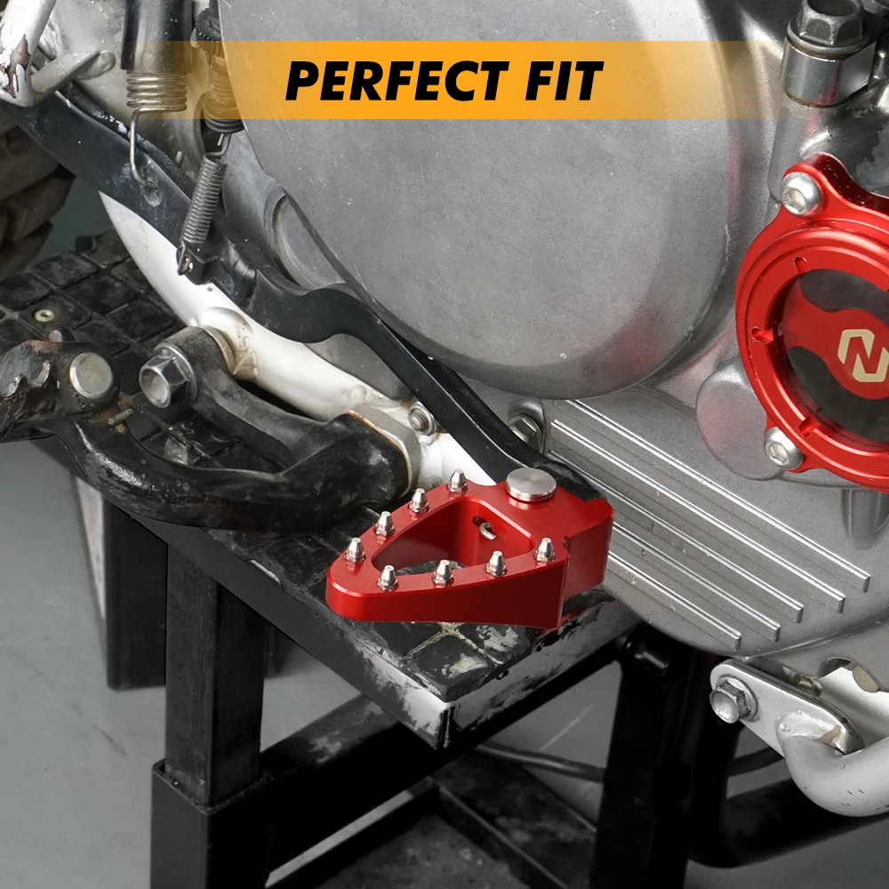 For Honda XR650L 1993-2023 Enlarged Brake Foot Pedal Plate & Gear Shift Lever Tip XR 650L 2022 2021 2020 2019 Billet Aluminum