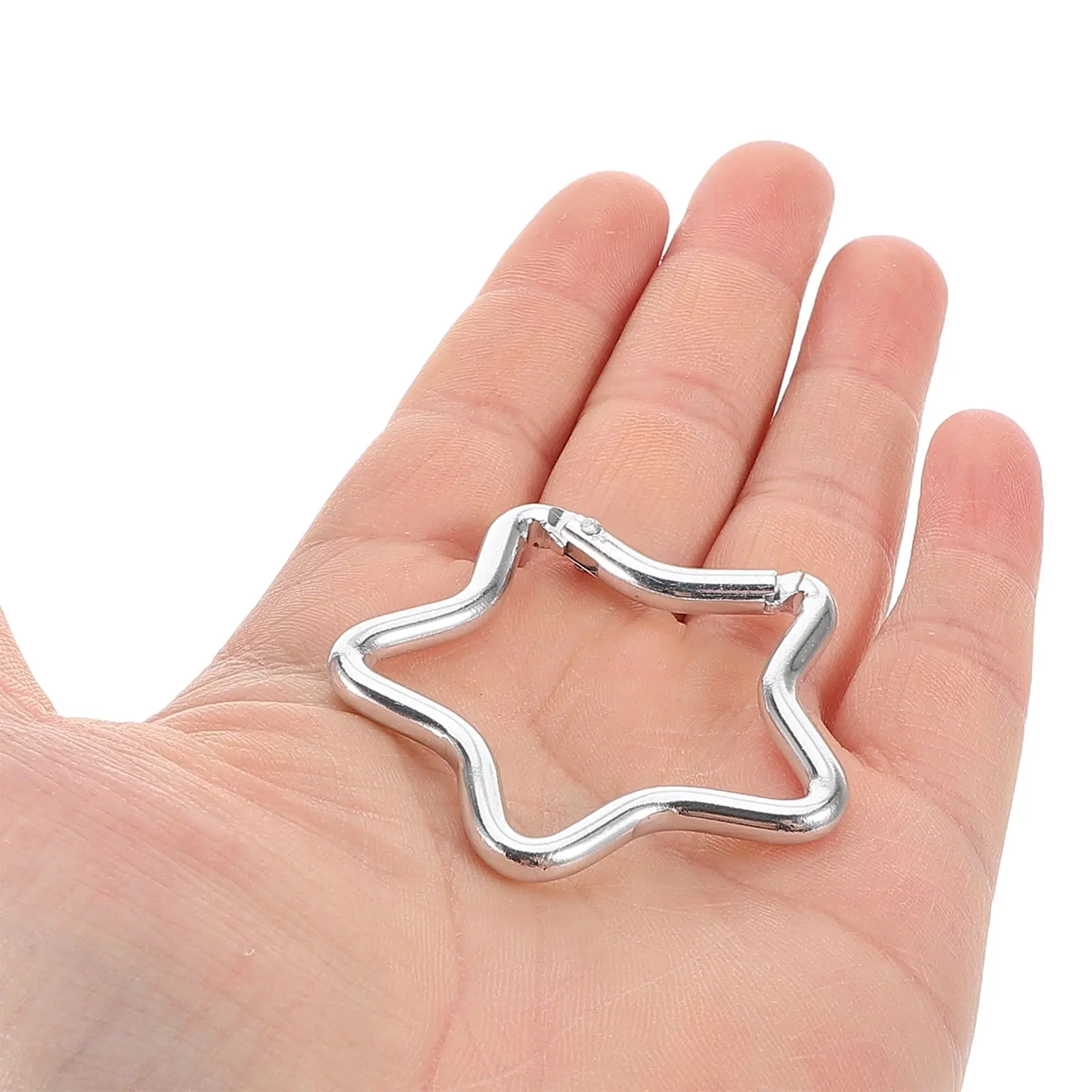 

10Pcs Star Small Heavy Duty Climbing Keychain Clip for Hanging Travel Outdoor Gear Heavy Duty Carabiner Accessories