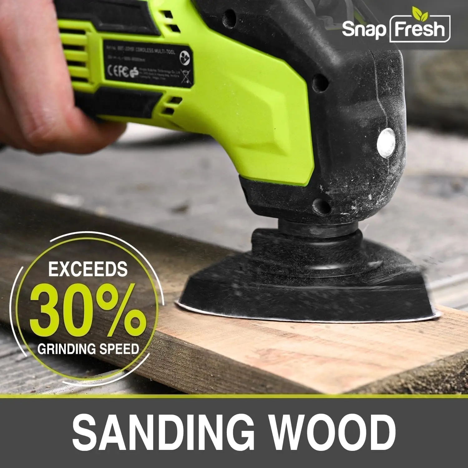 20V Cordless Oscillating Multi-Tool Kit, 6 Speeds, Quick-Lock System, 24 Accessories with Battery & Fast Charger