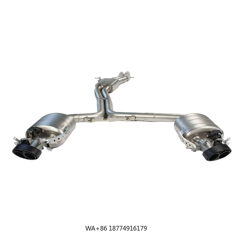 

For RS5 4.2T 2012-2014 Catback Muffler Exhaust System Downpipe Valvetronic Remote Valve Exhaust Muffler Exhaust Pipes