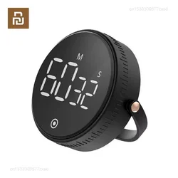 Xiaomi LED Rotary Countdown Timer Kitchen Cooking Timer Reminder Magnetic Suction Timers Mechanical Timer Beauty Sports Reminder