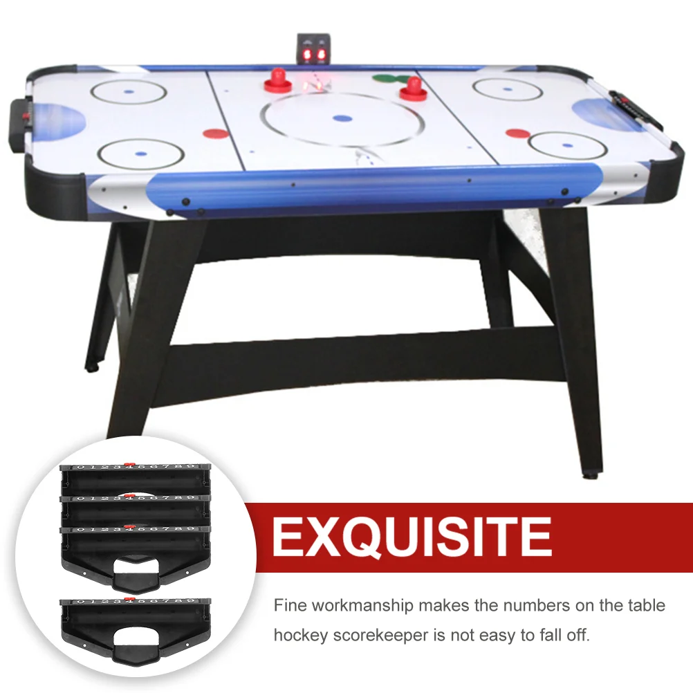 4 Pcs Air Hockey Pucks Table Accessories Ice Scorekeepers Plastic Tennis for Net