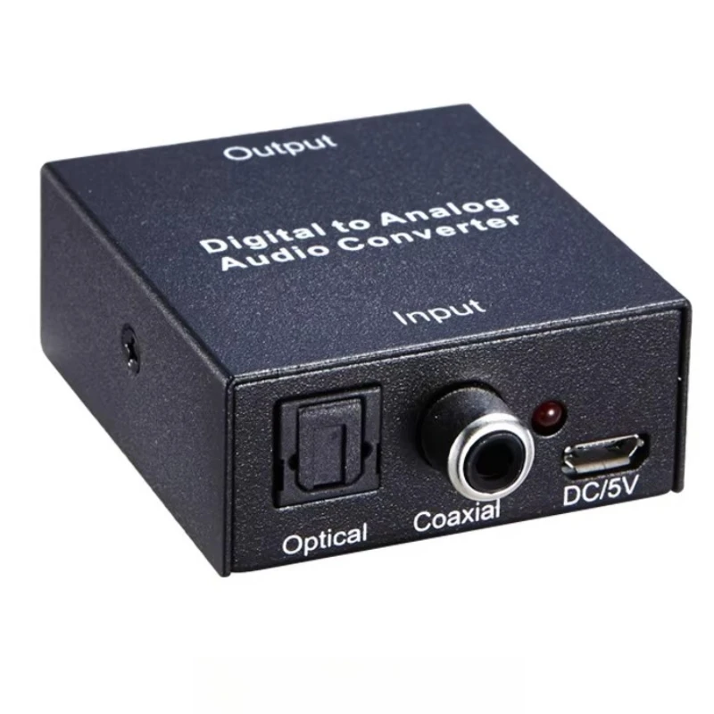 

Video converter digital-to-analog, converter converts coaxial or digital audio signals to analog L/R audio
