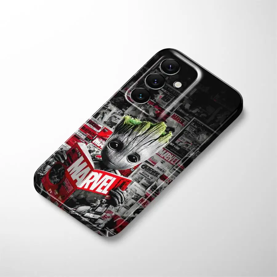 Marvel Wright Rocket Raccoon Hard Phone Cover Case for Samsung Galaxy A04 A55 A06 A52s A54 A05 A53 A50 A30 A51 A25