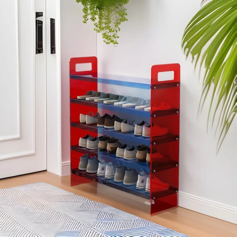 HT  Simple Home Shoe Rack Shoe Rack Narrow Edge Group Device Rack Ready to ship and purchase with peace of mind