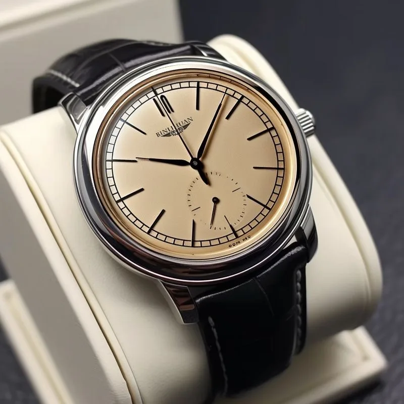 Men Fashion Retro Leather Watch Quartz Analog Business Wristwatch Birthday Gift