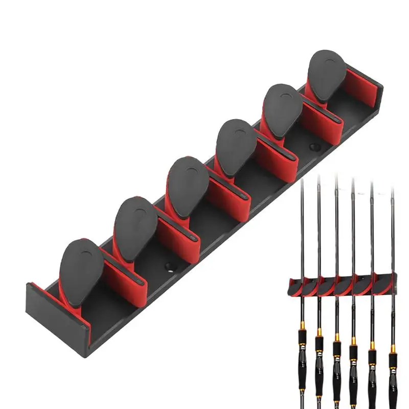 Fishing Rod Holders For Wall Multifunctional Fishing Rod Storage No Punching Wall Mounted Fishing Rod Holder Fishing Pole