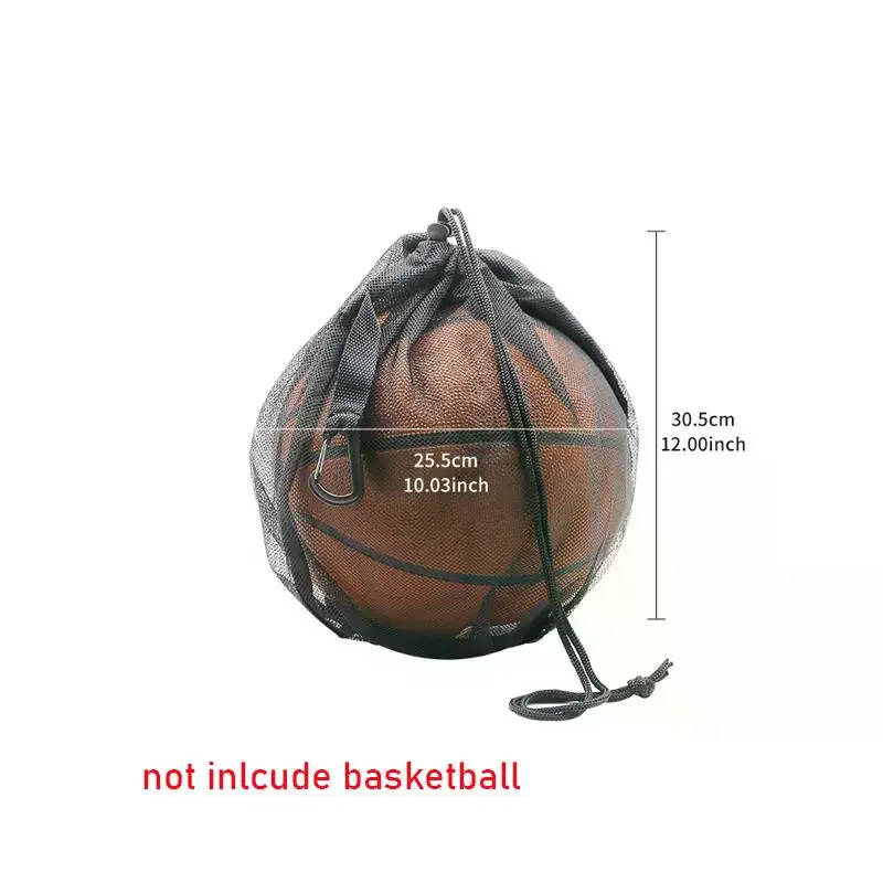 

Net Storage Bag for Basketball Training Large Capacity with Drawstring Easy Use