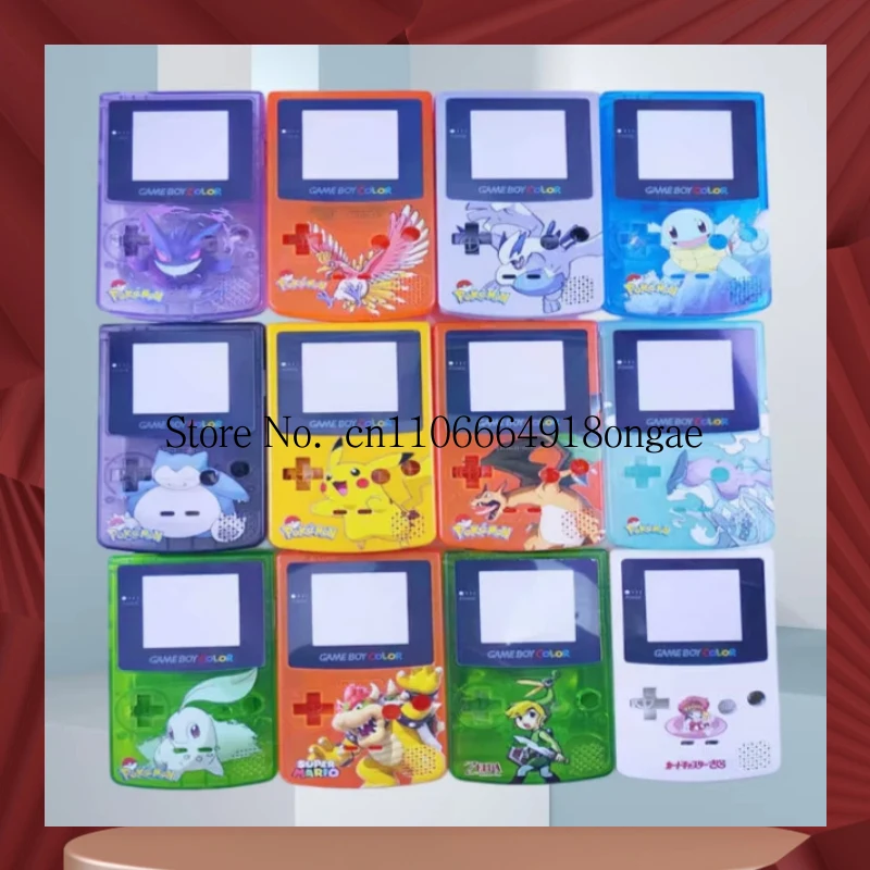 Carcasas de Repuesto para Gameboy Color Gbc con Temática de Pokémon, Edición Limitada, Accesorios para Videojuegos, Regalo para Niños