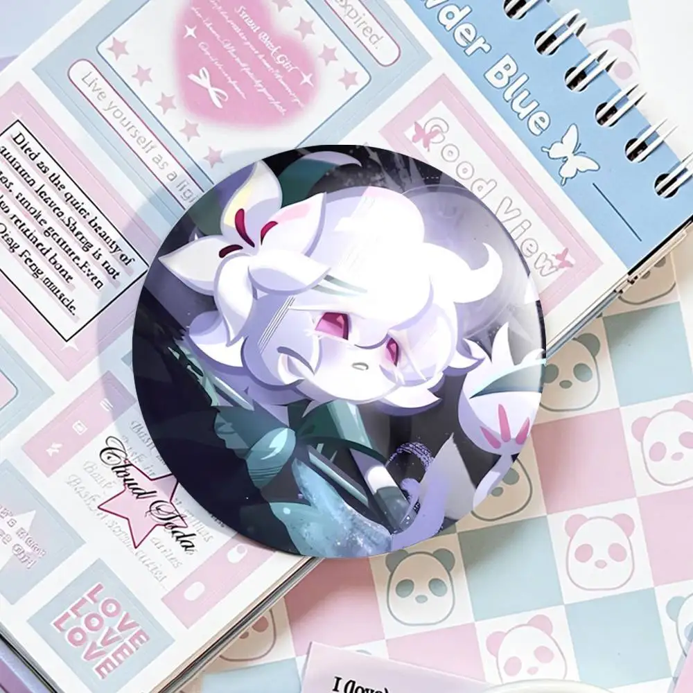 Run Kingdom W-White l-lily C-Cookie Laser Badge Applicable For Backpack Clothes Hats Decor Creative Accessories view 4