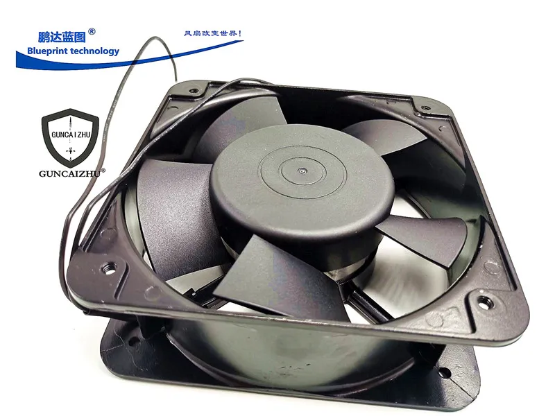 Duplo Ball Bearing Ventilador, AC Gabinete de Distribuição, Equipamentos KTV, 220V, 15cm, Novo, 15050