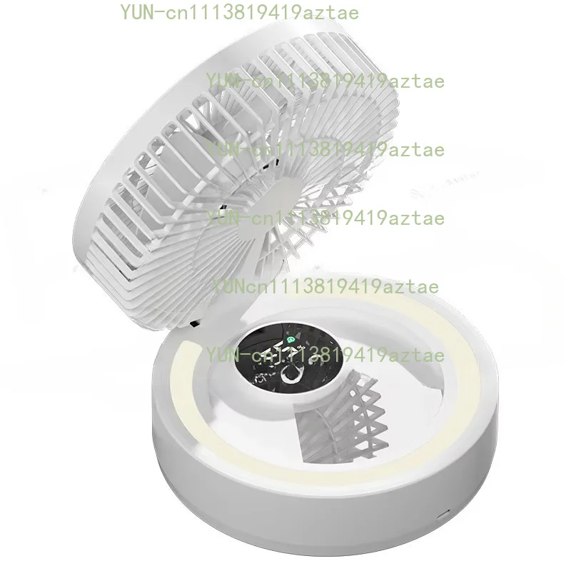 2025 Foldable USB Multifunctional Portable Mini Fan with Mirror