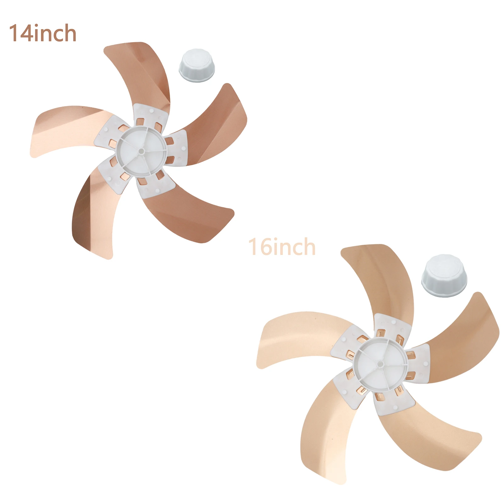 Fans Blade Replacement Aluminum Five-blade Electric Fan Blade Accessories for Standing Pedestal Fanner Table Fan Blade Parts