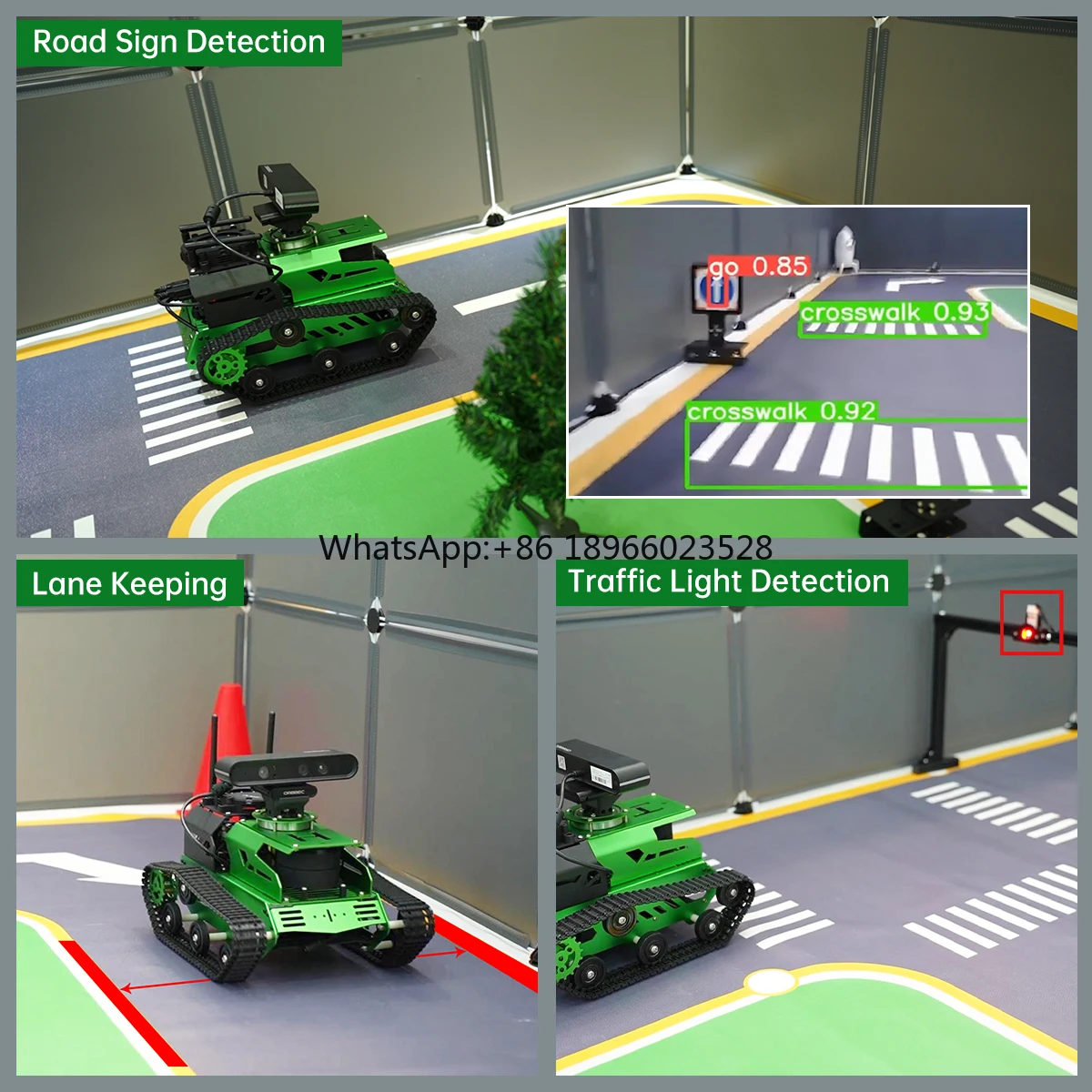 Open Source Educational Car Tank Development Platform AI Modules Mobile Robot Powered by Jetson Nano for ROS Enthusiasts Player