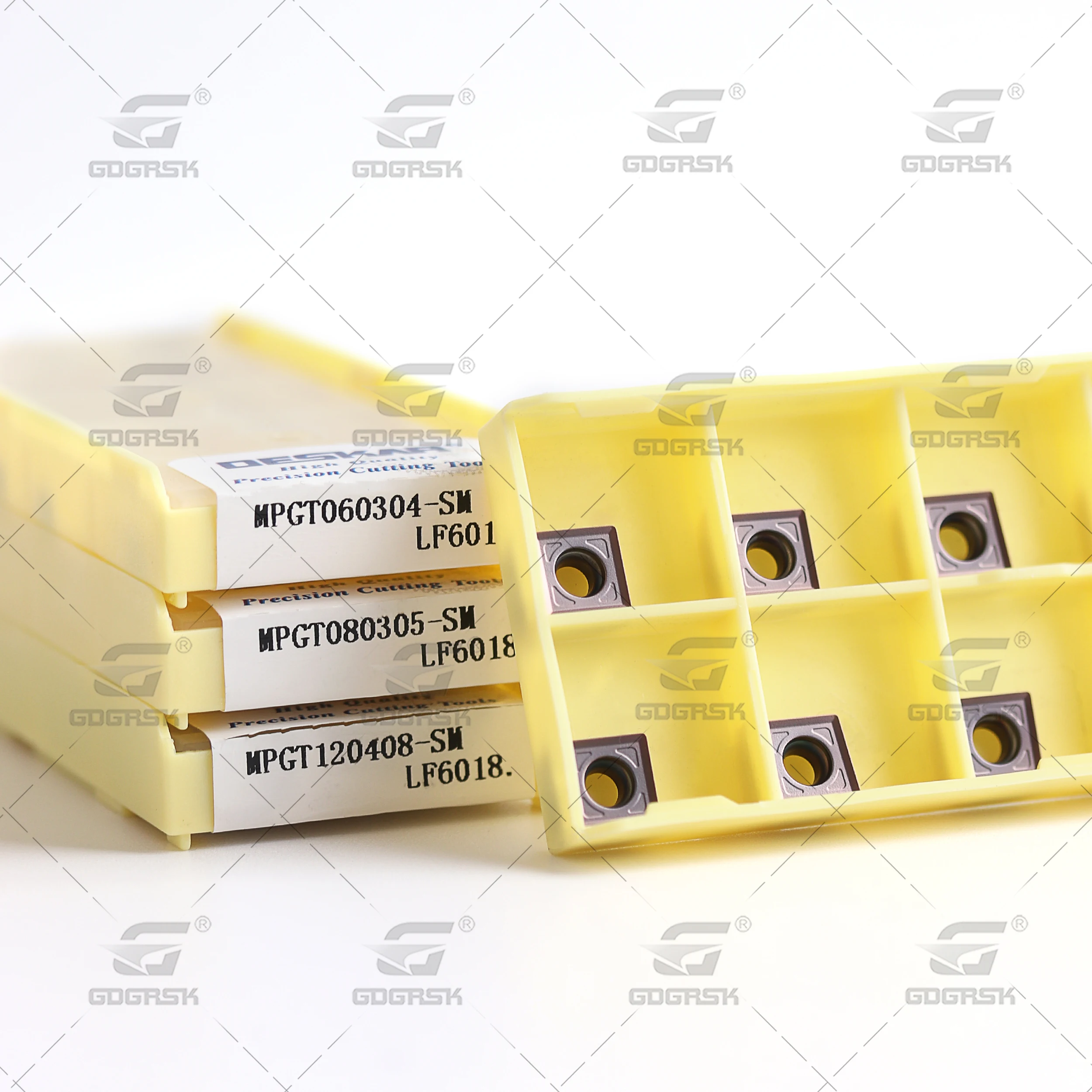 DESKAR-Ferramentas Originais De Torno CNC, Inserção De Fresagem De Carboneto Para Processamento De Aço Inoxidável, MPGT120408, MPGT080305, MPGT060304, SM LF6018