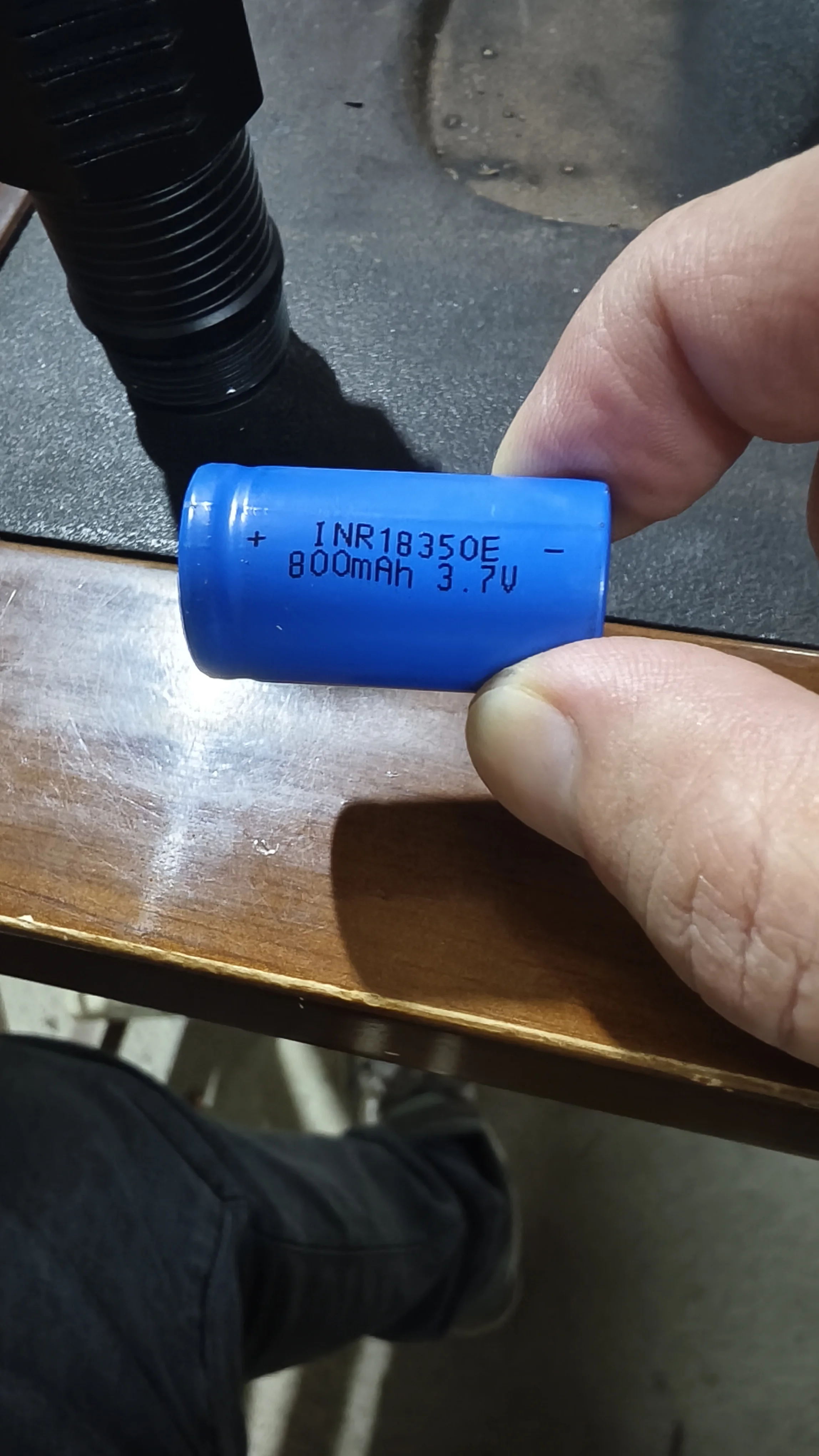 buy more will cheap 18350 flat head battery 3.7V 800mAh rechargeable lithium battery durable