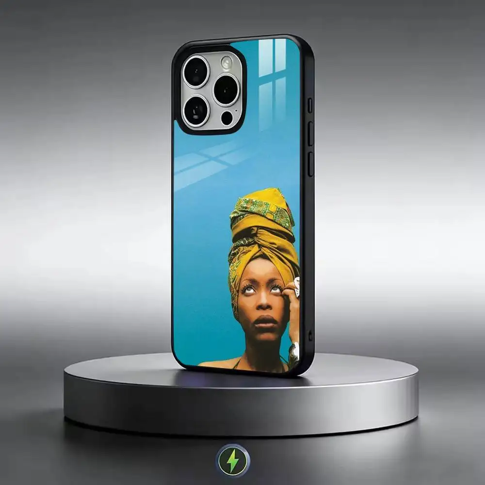 Erykah-h Badu-U Singer Phone Case For iPhone17,16,15,14,13,12,11 Plus,Pro Magnetic For Magsafe Wireless Charging