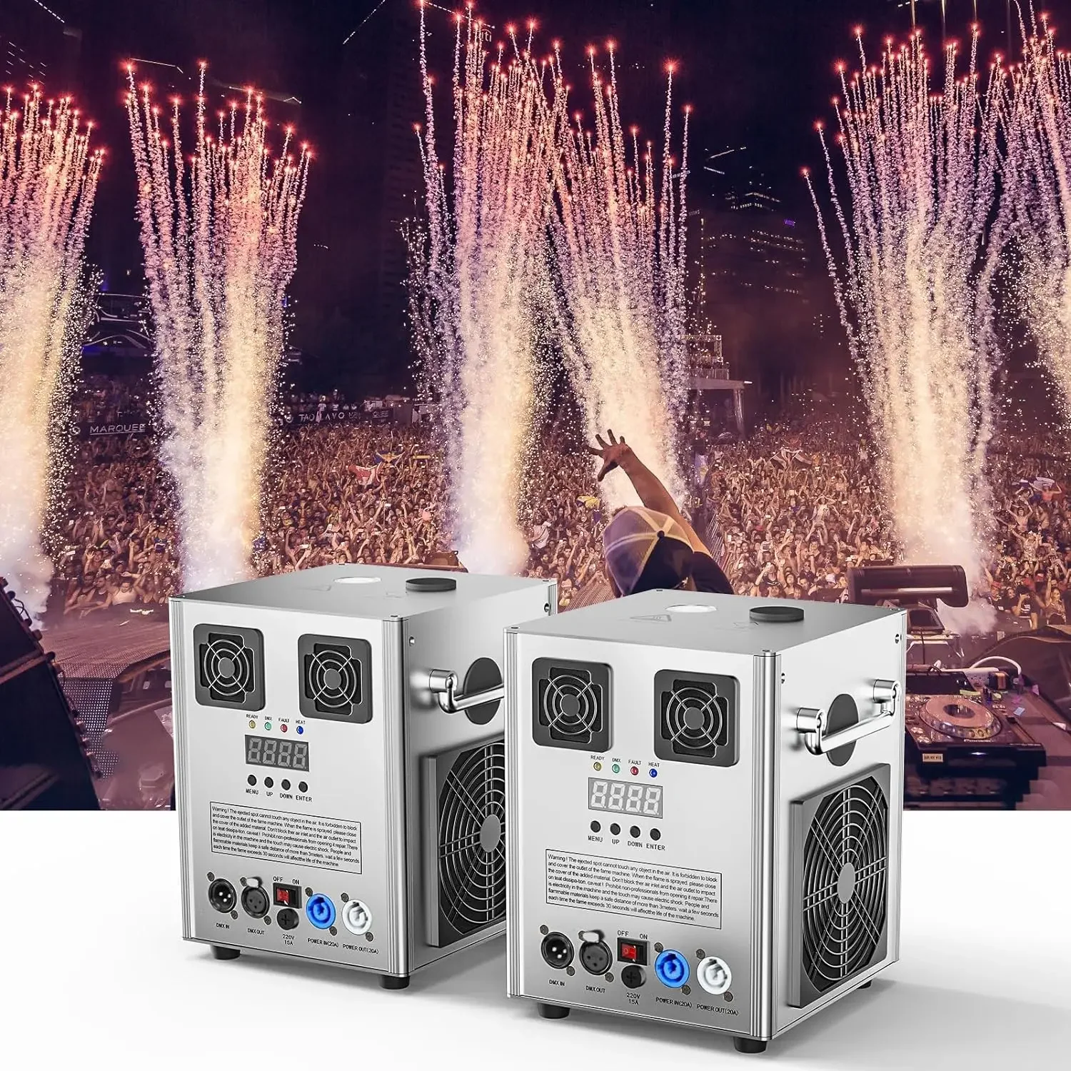 Topflashstar Wedding Special Effect Machine Dj Event Party Spark Firework Machine Stage High Quality Firework Machine Stage