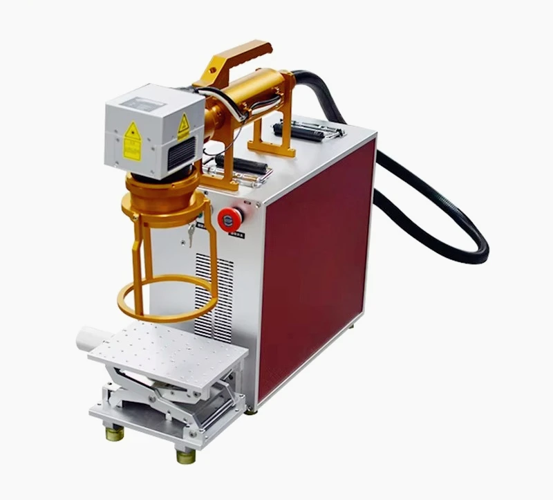 Small Business Desktop Fiber Engraving Machine for Continuous Marking Stainless Steel Handheld for AI Graphic Format