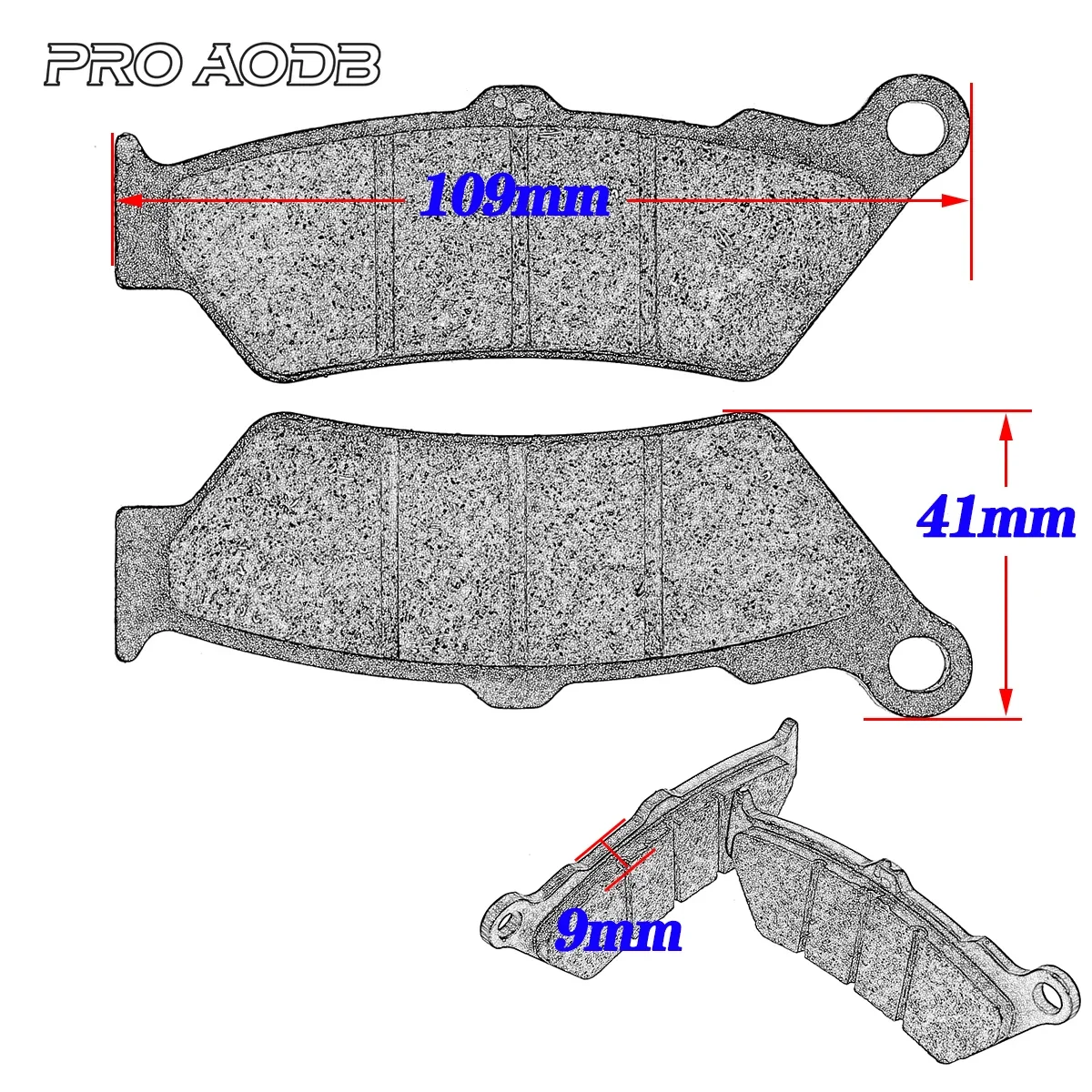 Motorcycle Front Rear Brake Pads for Honda CB500 NX650 Vigor 99-03 SLR 650 97-98 Dominator 97-03 NX 500 Dominator 97-99 FX 650