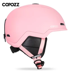 COPOZZ-Casque de Ski Demi-Couvert Anti-Impact 506 pour Adulte et Enfant, Sécurité, Skateboard
