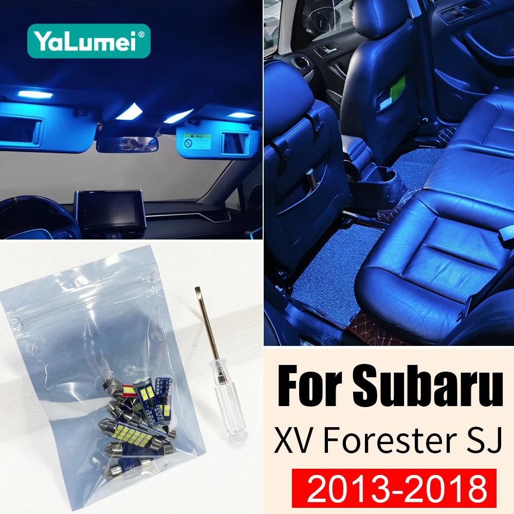 

4PCS 12V Car LED Bulb For Subaru XV Forester SJ 2013 2014 2015 2016 2017 2018 Interior Dome Reading Lamp Trunk Light Accessories