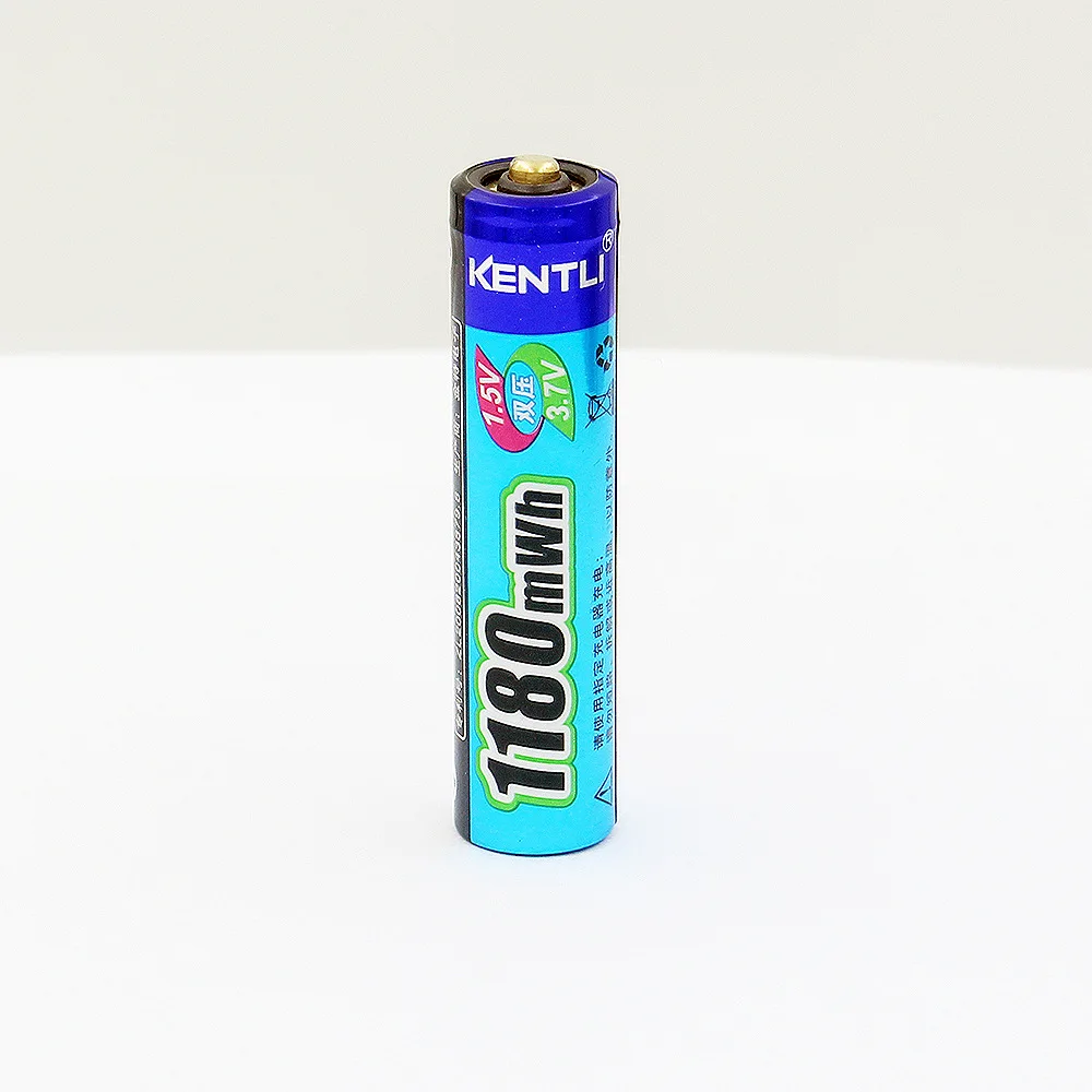 Batterie au lithium AAA 1,5 V 1180MWH, batterie au lithium-ion polymère AAA, chargeur de batterie adapté à la batterie de verrouillage électronique du souris