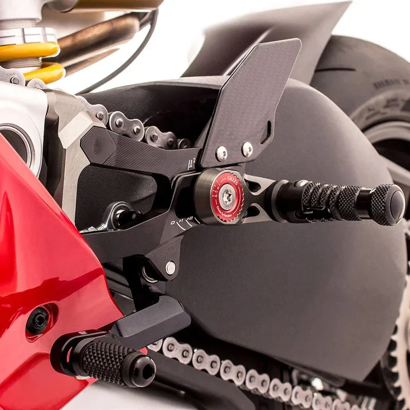 For Ducati Street Fighter V4 2018-2024 PANIGALE V4S V4 V4R V4  Motorcycle whole CNC & Carbon fiber Racing Rearset