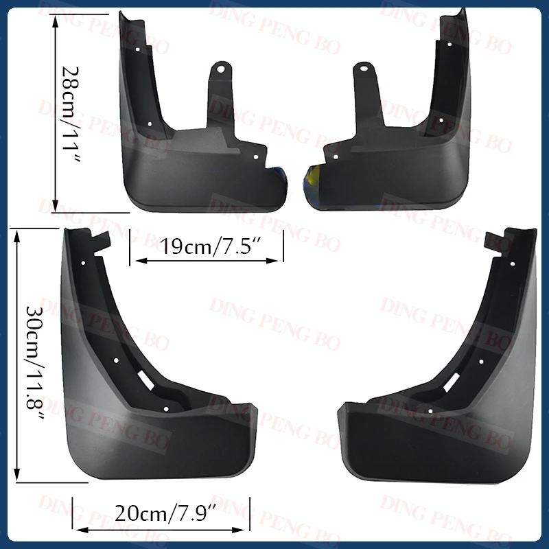 Car Mudflaps For Audi Q5 FY 2018 2019 Mud Flaps Splash Guards Mudguards Mud Flap Front Rear Fender Protector