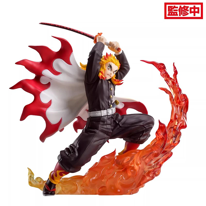 Pre-sale Original 15cm Anime Figure SEGA Demon Slayer XROSSLINK Rengoku Kyoujurou Action Figure Ornaments Model Toy Gifts