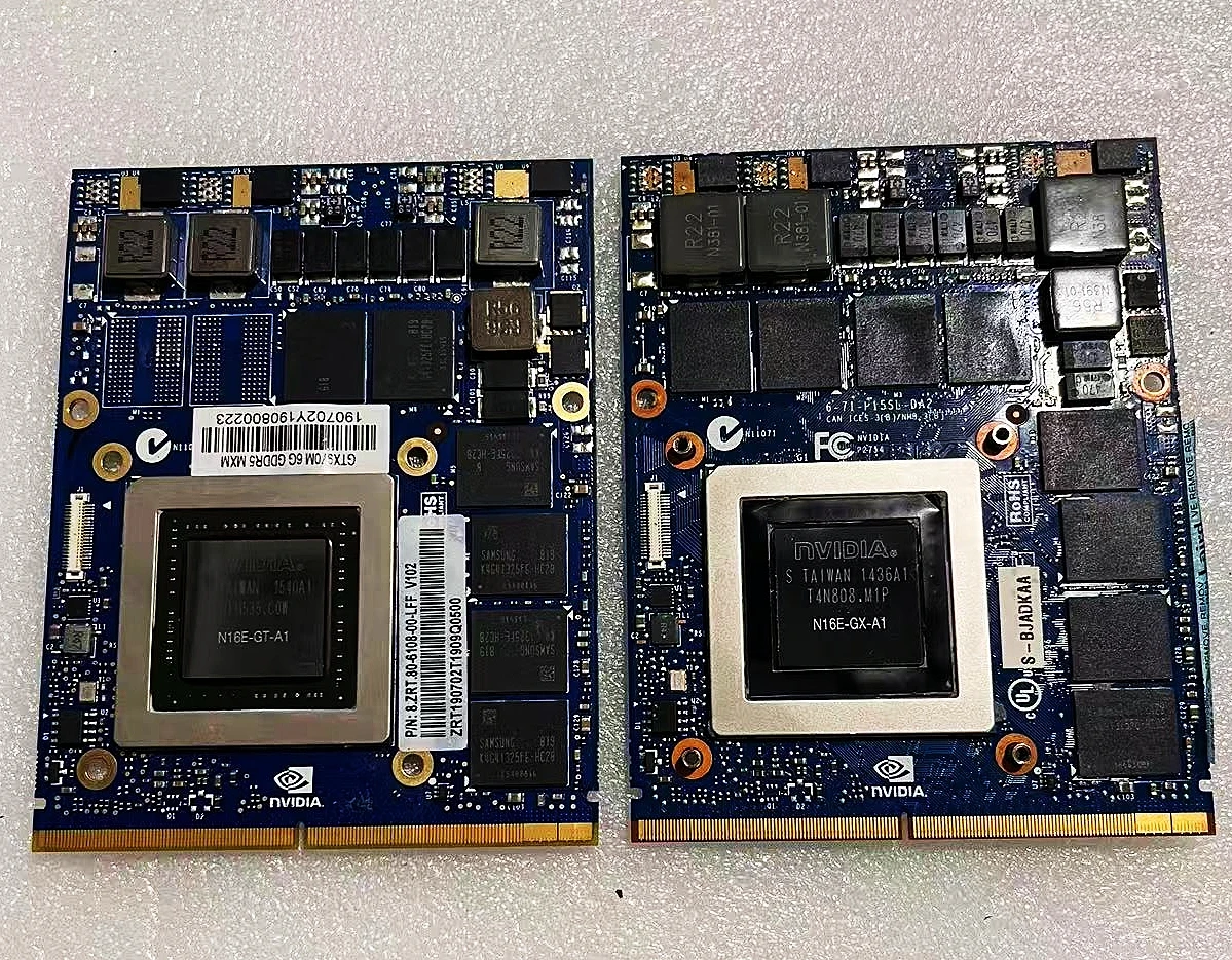 

MXM GTX980M 8 ГБ GTX970M 6 ГБ для M15X M17X R4 M17X R5 M18X R2 M18X R3M M6700 M6800 8770WZBOOK17 G2 P375SM P150EM P170EM P157SM