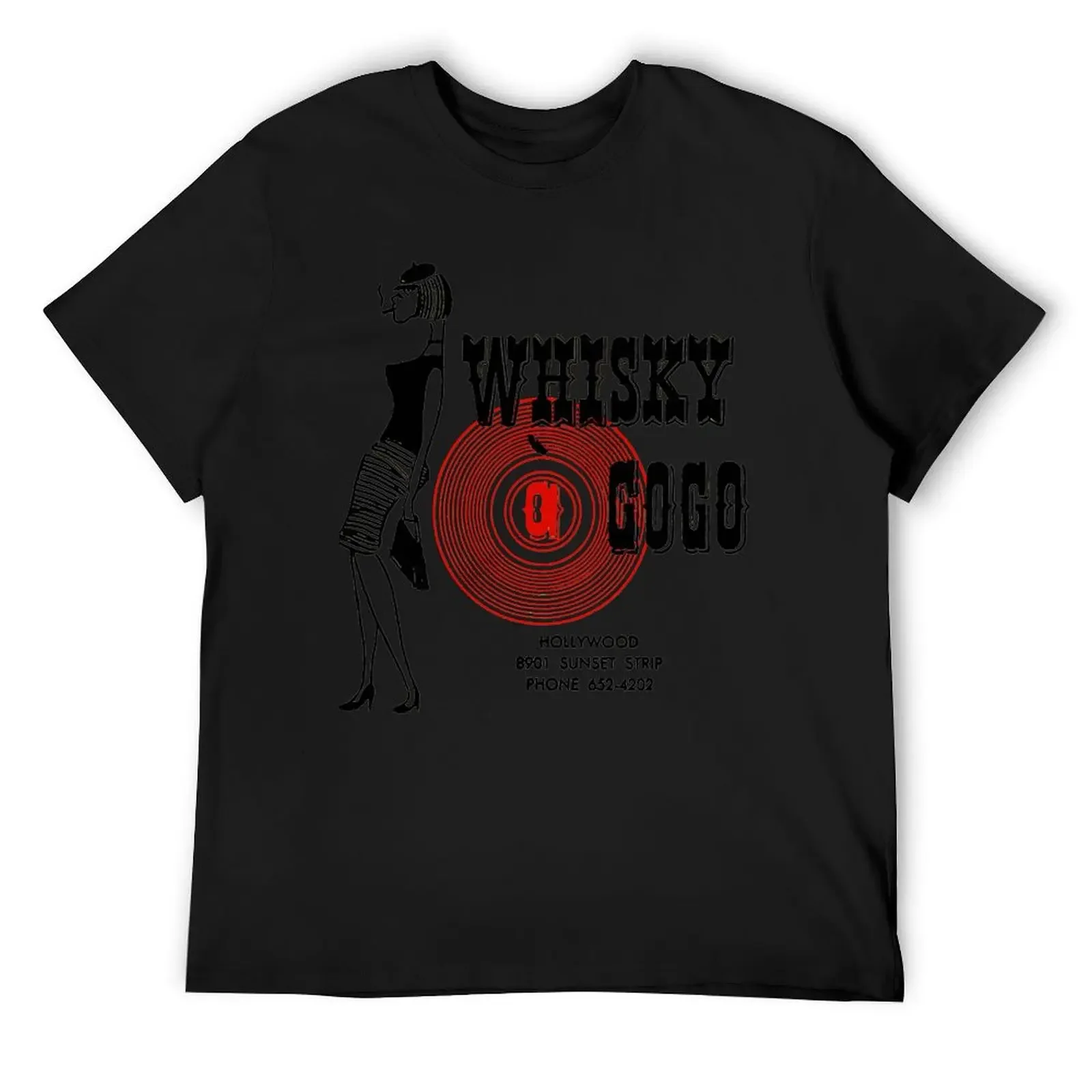 Whisky A GoGo Vintage Poster Restoration Digital Painting Retro Band Gig Poster T-Shirt