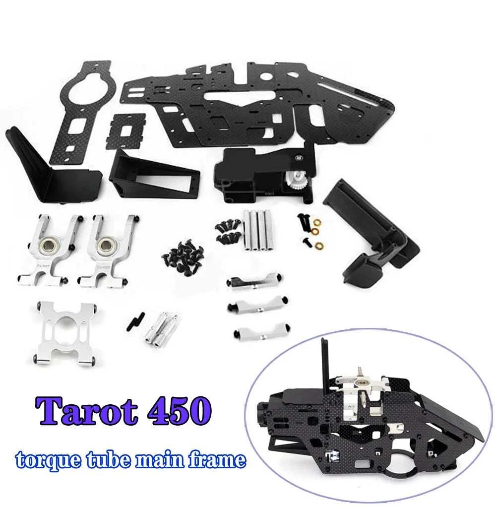 

Tarot Trex RC 450 PRO DFC Вертолет из углеродного волокна с крутящим моментом, трубчатый привод, основная рама
