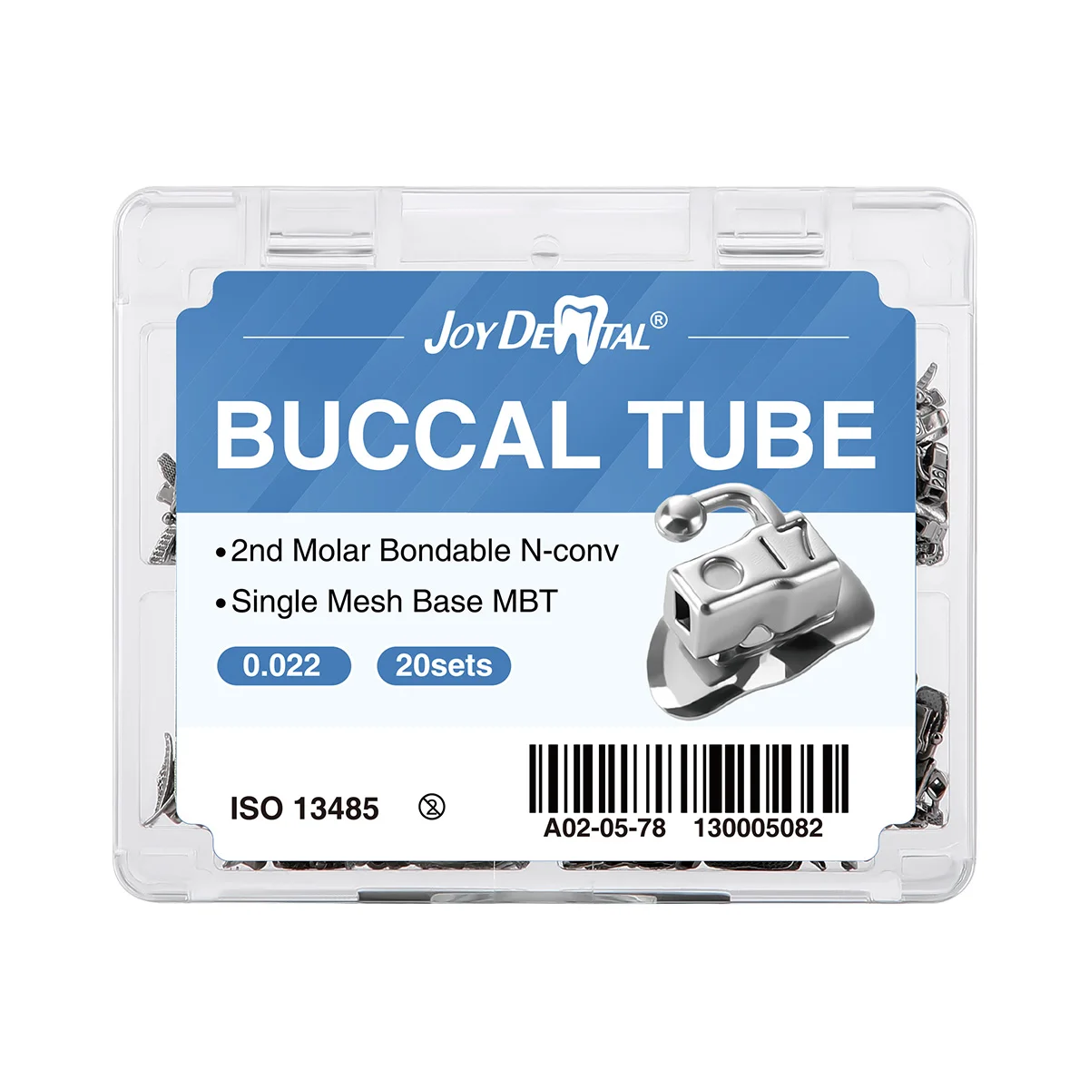 80 teile/schachtel Dental Kieferorthopädische Bukkalröhrchen MIM Monoblock Mesh Basis Split für 1st 2nd Backenzähne Bindung Nicht-Cabrio – Detail 9