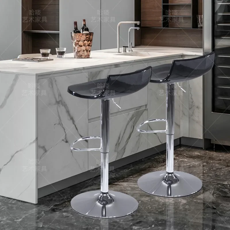 

Trendy Modern Bar Stools Style Dining Room Swivel Kitchen Bar Stools Hair Stylist sillas altas para barra Salon Furniture